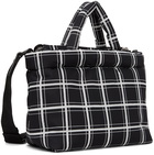 Marni Black Check Tote