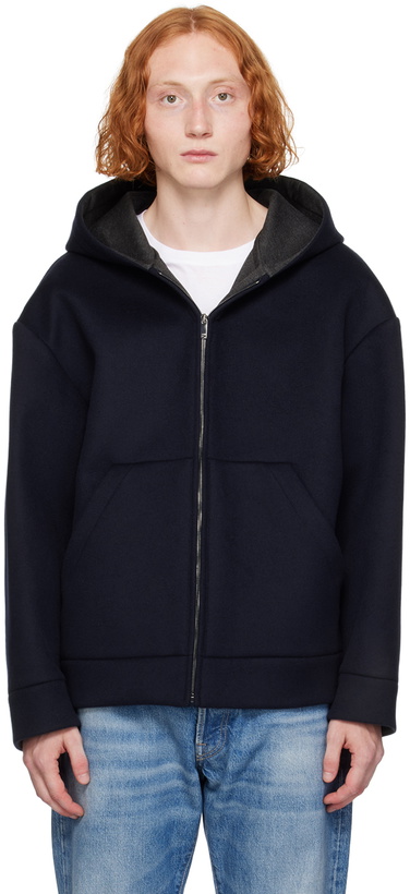 Photo: Valentino Navy Cashmere Coat