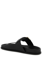 A.emery Prince Leather Sandals Black
