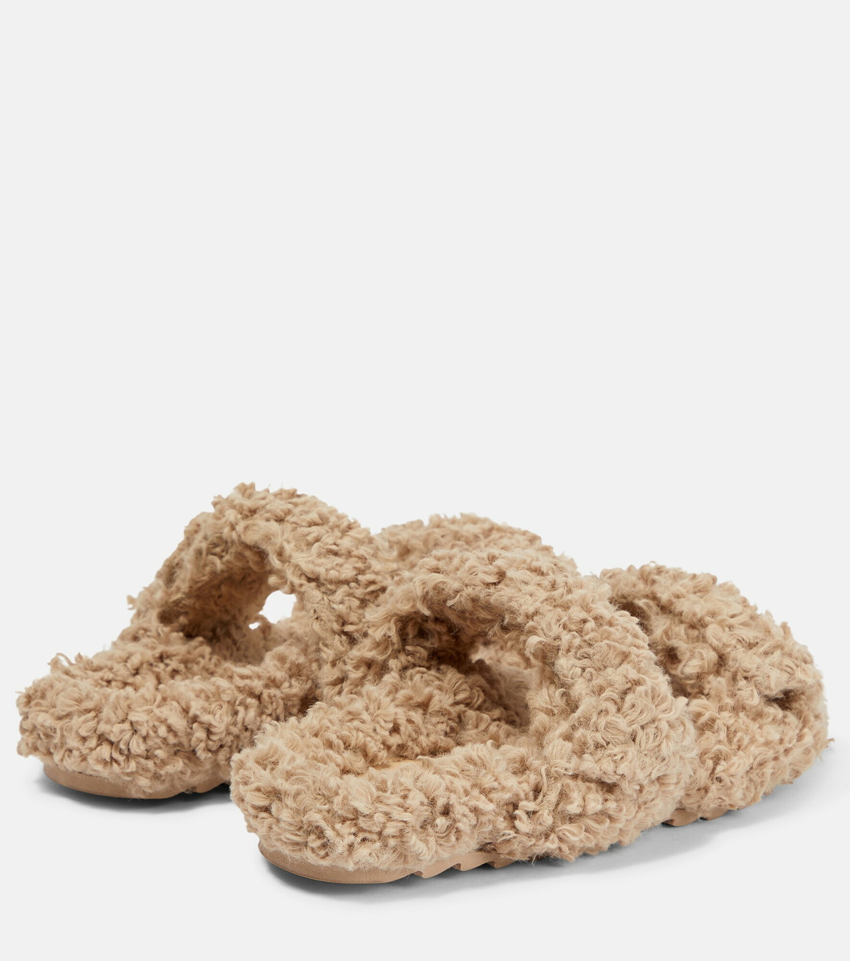 Gia Borghini - Gia 10 faux shearling slides