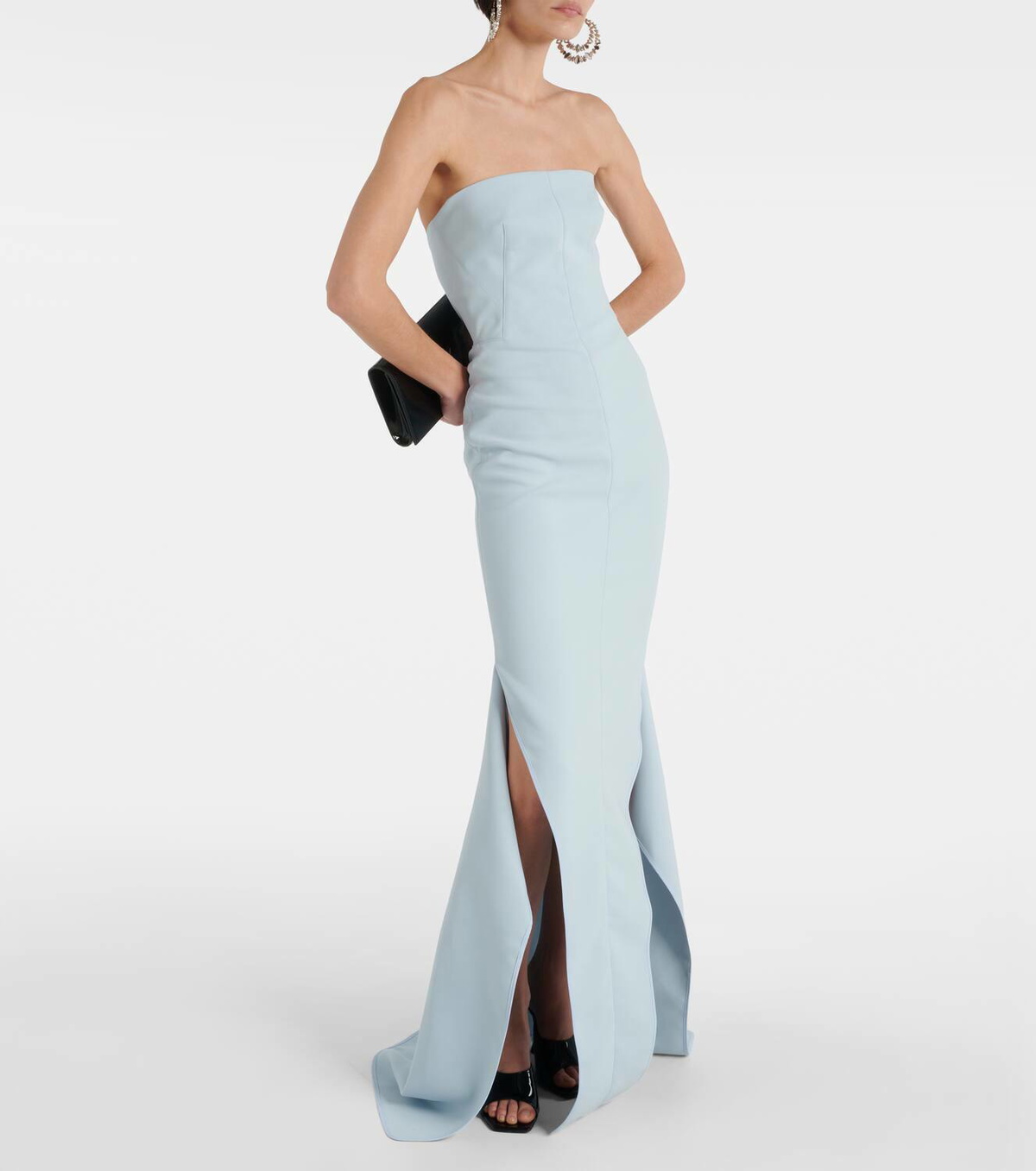 Maticevski Notorious crêpe bustier gown