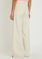 Mother The Lemon Twist Wide-leg Jeans White