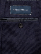 Thom Sweeney - Double-Breasted Cashmere and Silk-Blend Twill Blazer - Blue