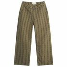 Heresy Men's Chain Trousers in Green