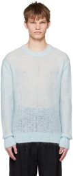 Simone Rocha Blue Embellished Sweater