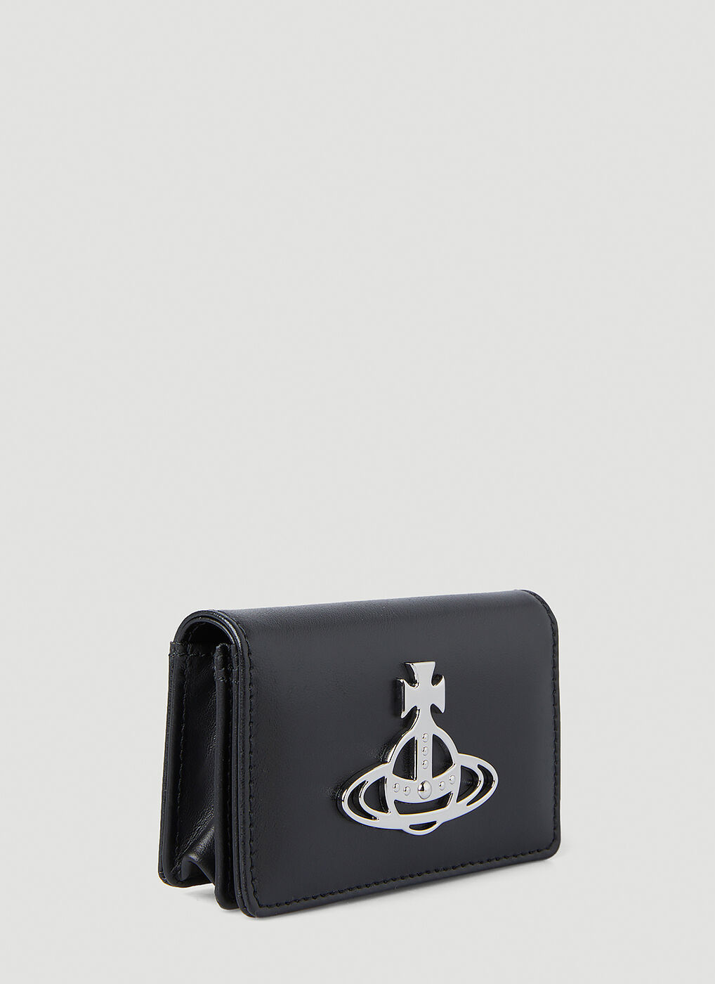 Saffiano Card Holder - Vivienne Westwood - Leather - Black