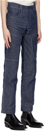 paria /FARZANEH Blue Utility Jeans