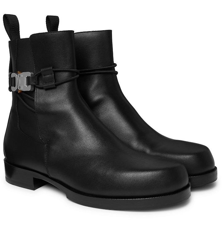 Photo: 1017 ALYX 9SM - Buckled Leather Chelsea Boots - Black