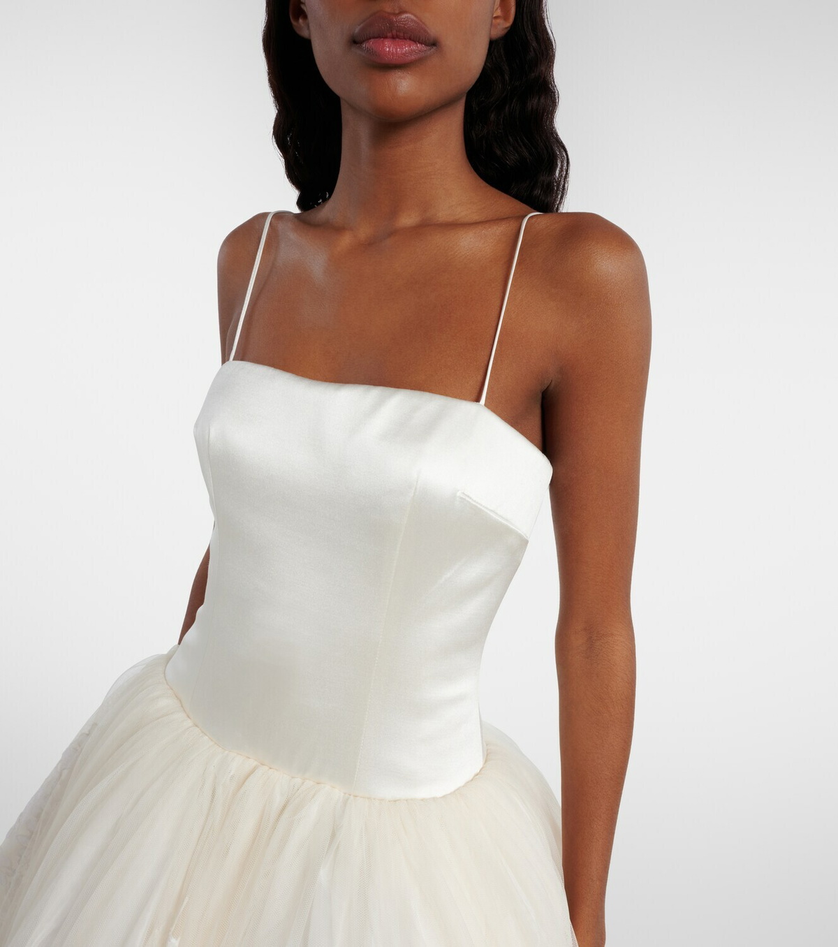 Danielle Frankel Bridal Sadie wool and silk corset dress