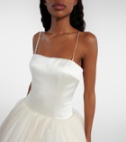 Danielle Frankel Bridal Sadie wool and silk corset dress