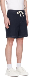 BOSS Navy Regular-Fit Shorts