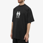Balenciaga Men's Pride Oversized T-Shirt in Black/White