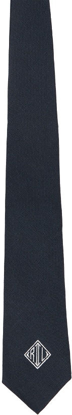 Photo: Ralph Lauren Purple Label Navy Linen Tie