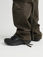 Moncler - Trailgrip Rubber-Trimmed Leather and GORE-TEX® Boots - Black