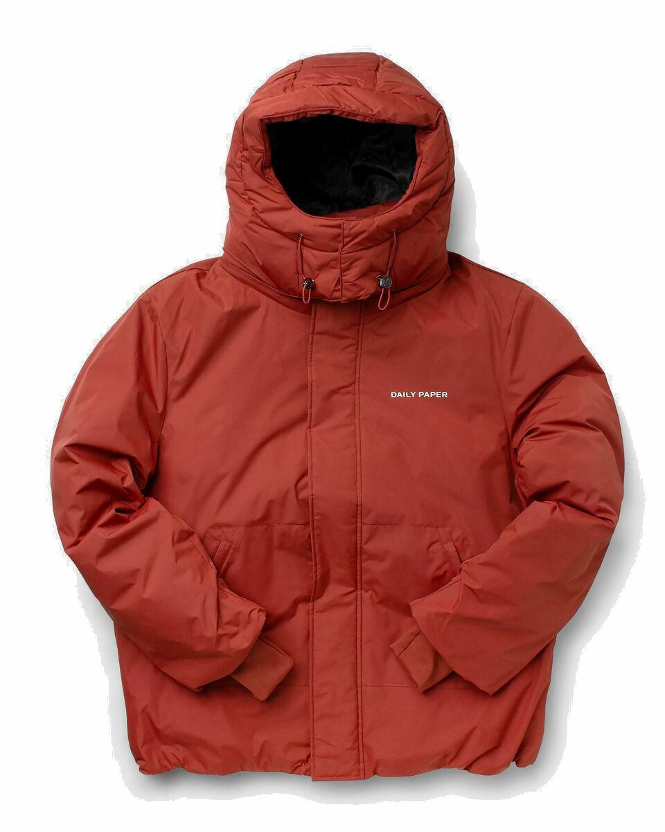 Photo: Daily Paper Nuraz Puffer Jacket Red - Mens - Down & Puffer Jackets