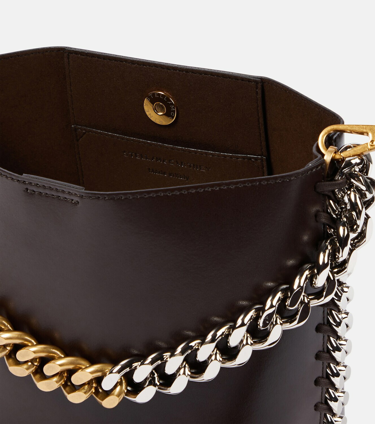 Stella McCartney Frayme Small Alter Mat bucket bag Stella