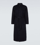 Saman Amel Belted wool overcoat