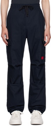 Hugo Navy Drawstring Cargo Pants