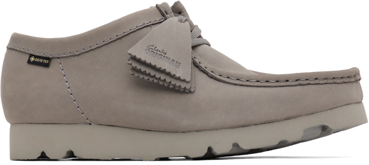 Photo: Clarks Originals Gray Wallabee Gore-Tex Derbys