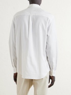 Dunhill - Striped Cotton Shirt - White