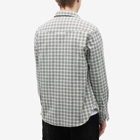 Officine Generale Men's Officine Générale Giacomo Cotton Check Shirt in White/Black