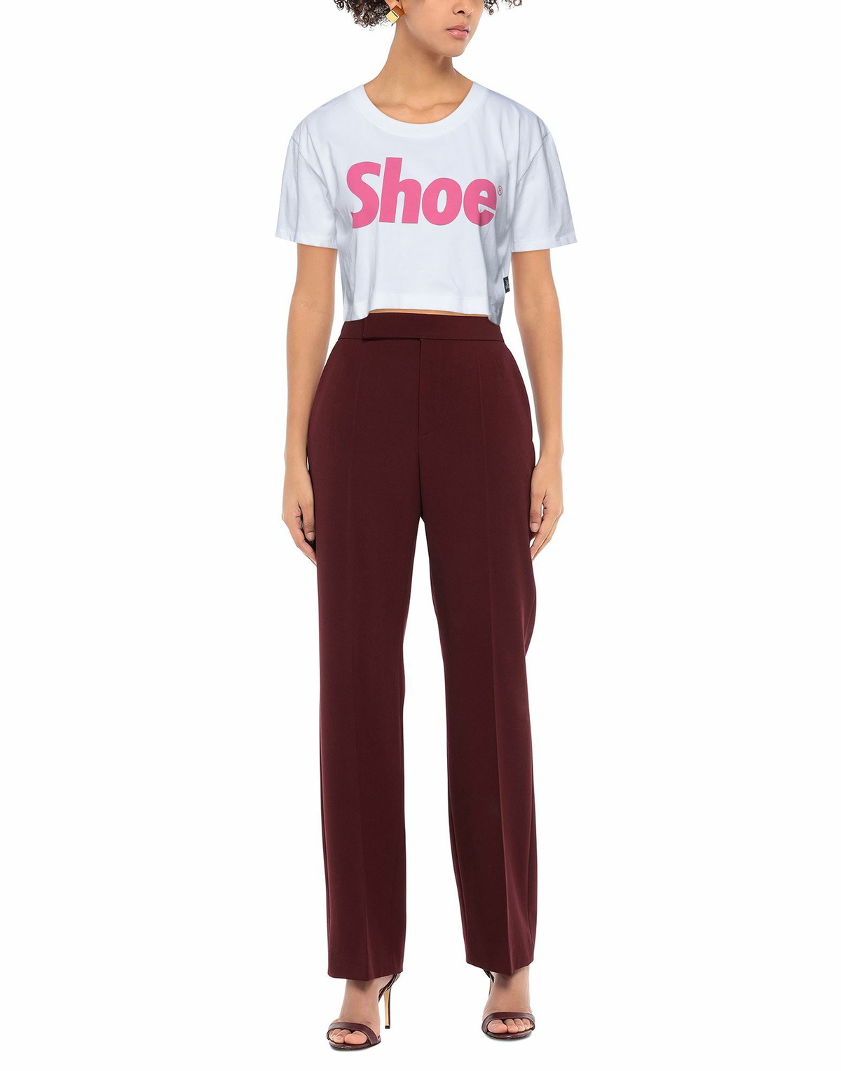 Shoe Womens T-shirt in White