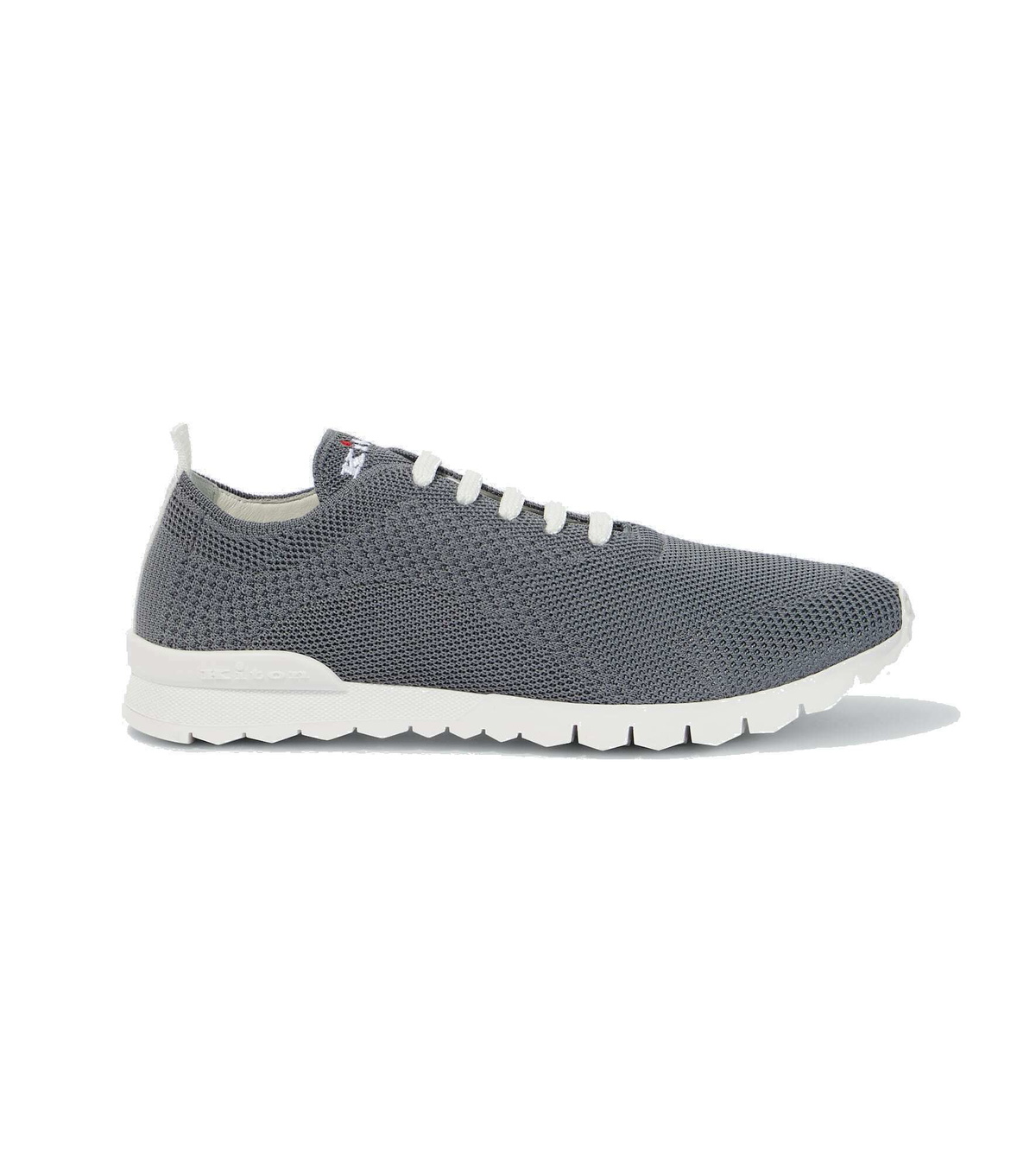 Kiton Black Cotton Ea Sneakers