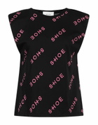 Shoe Womens T-shirt in Black
