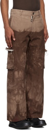 Charlie Constantinou Brown Multi Pocket Cargo Pants