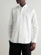 SAINT LAURENT - Slim-Fit Cotton-Poplin Shirt - White