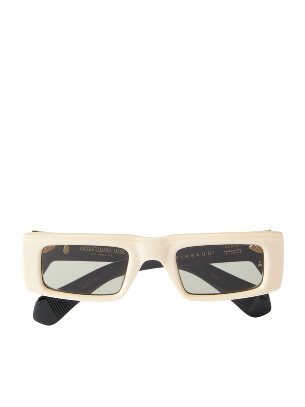 Photo: Jacques Marie Mage - Rimbaud Square-Frame Acetate Sunglasses