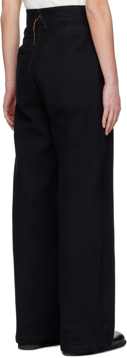 AIREI Black Layered Jeans