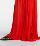 Loewe Paula's Ibiza crêpe jersey maxi dress