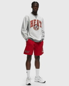 Mitchell & Ness Nba Postgame Fleece Shorts Vintage Logo Miami Heat Red - Mens - Sport & Team Shorts