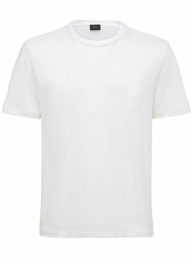 Photo: BRIONI Linen T-shirt
