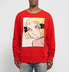 Gucci - Printed Loopback Cotton-Jersey Sweatshirt - Men - Red