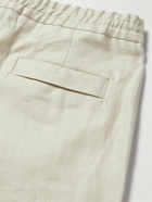 Zegna - Tapered Oasi Linen Trousers - Neutrals