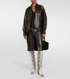 Khaite Herman leather jacket