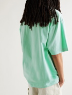 Acne Studios - Printed Stretch-Cotton Jersey T-Shirt - Green