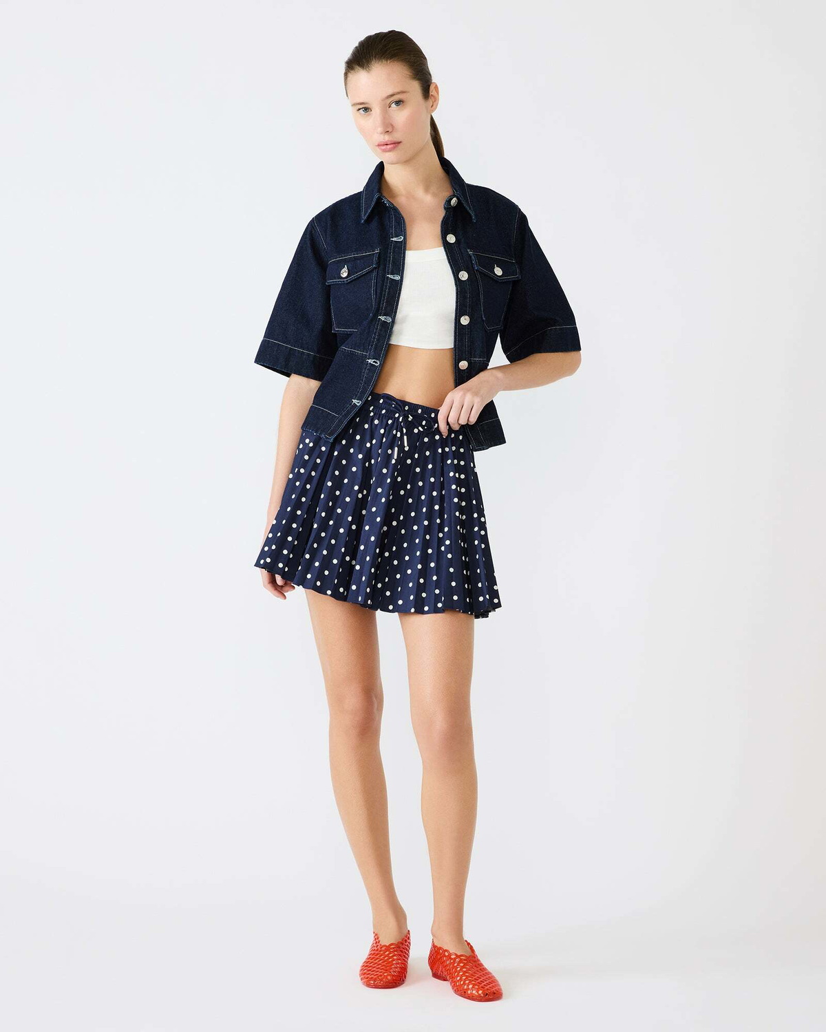 Steve Madden Tyria Skirt in Blue