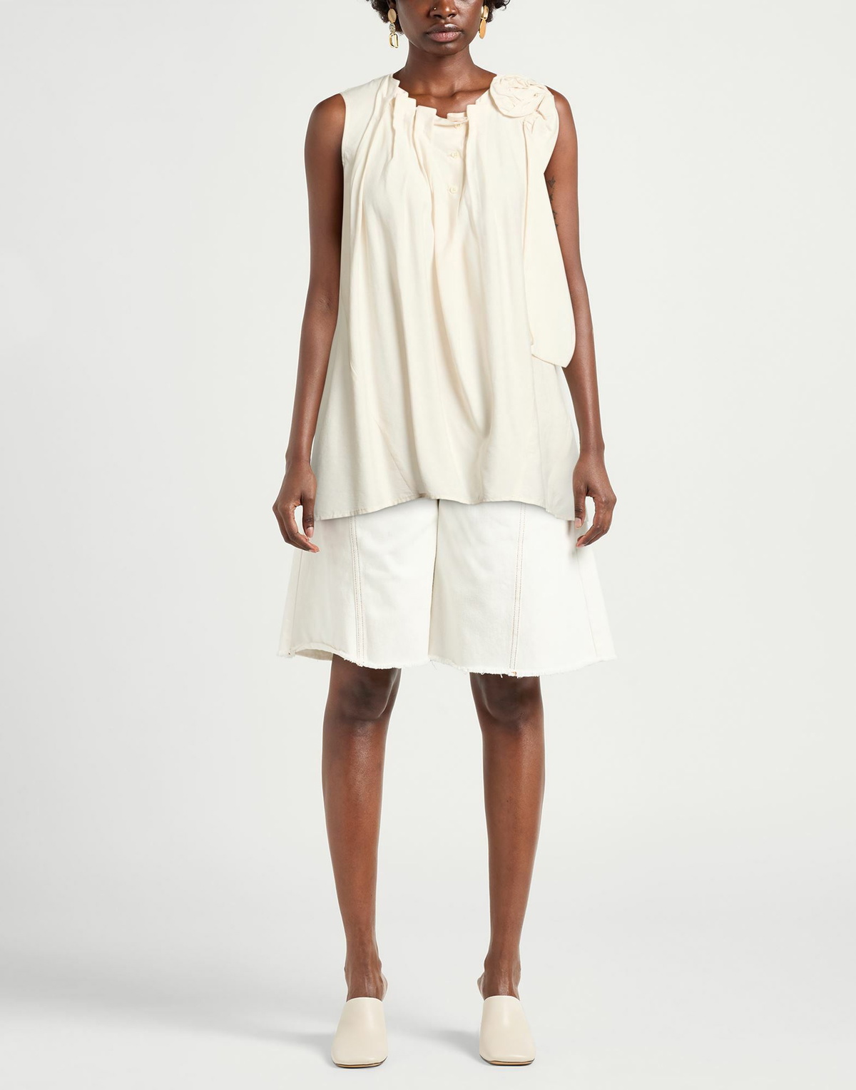 High Womens Top in Ivory