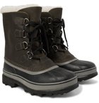 Sorel - Caribou Wool-Lined Full-Grain Leather Boots - Brown