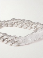 Pearls Before Swine - Silver ID Chain Bracelet - Silver