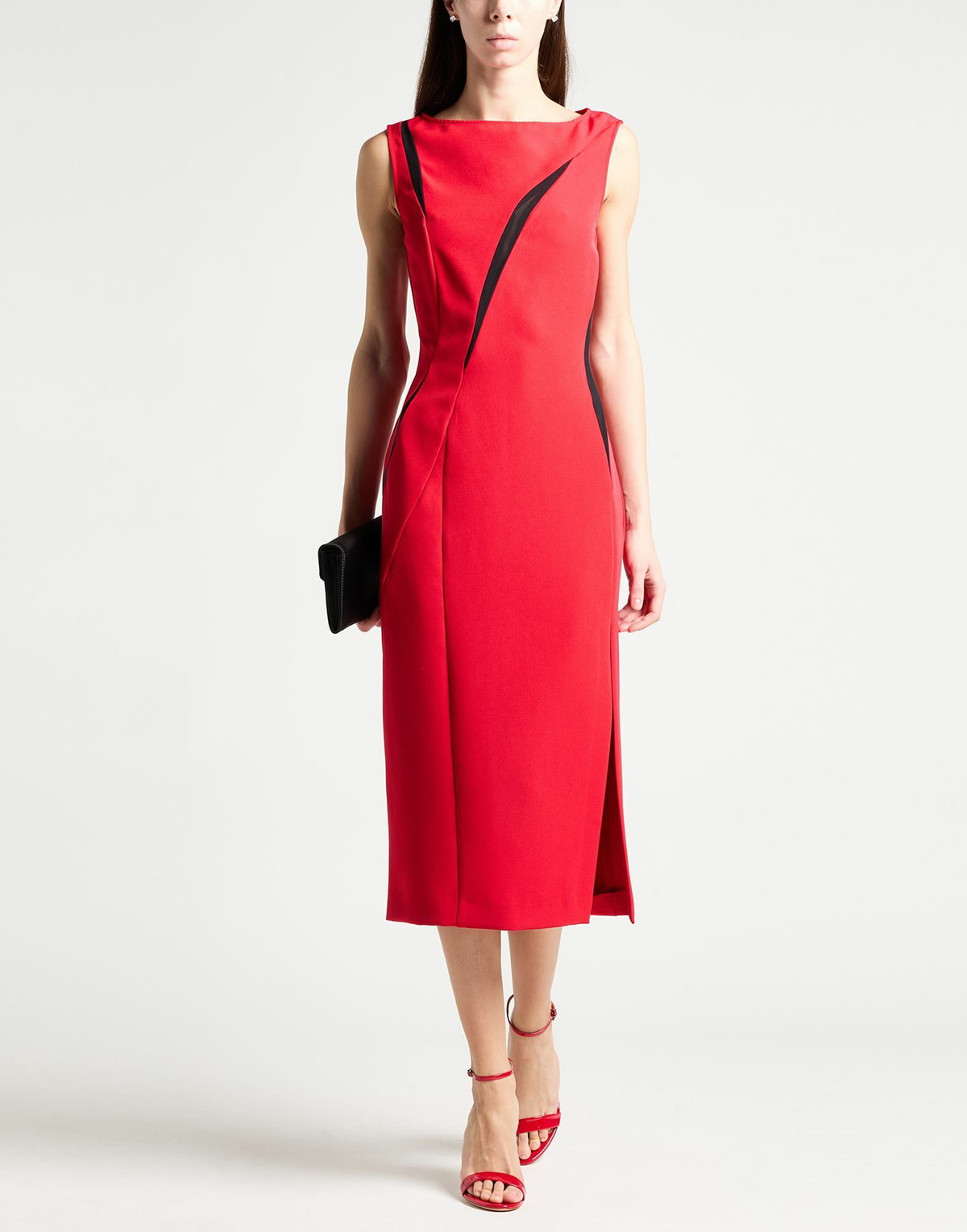 Just Cavalli Womens Midi dress in Red