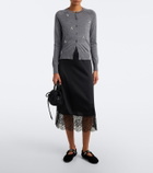Simone Rocha Embellished wool and silk cardigan