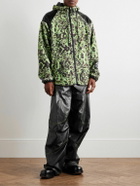 Acne Studios - Lorgata Wide-Leg Panelled Logo-Embroidered Leather Trousers - Black