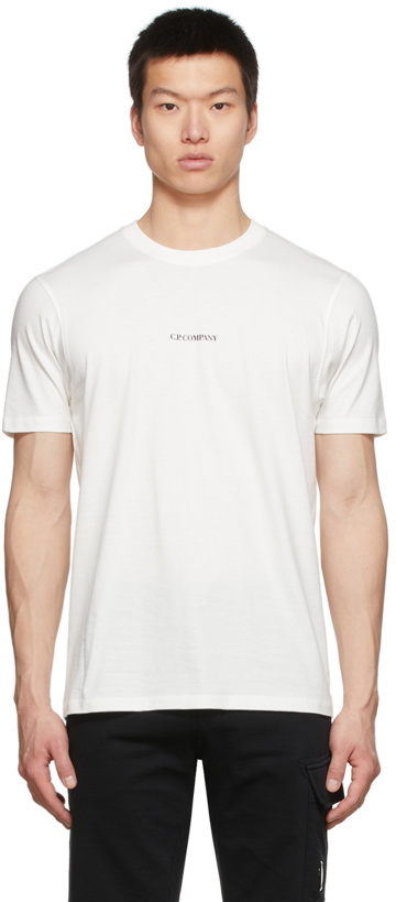 Photo: C.P. Company White Logo T-Shirt