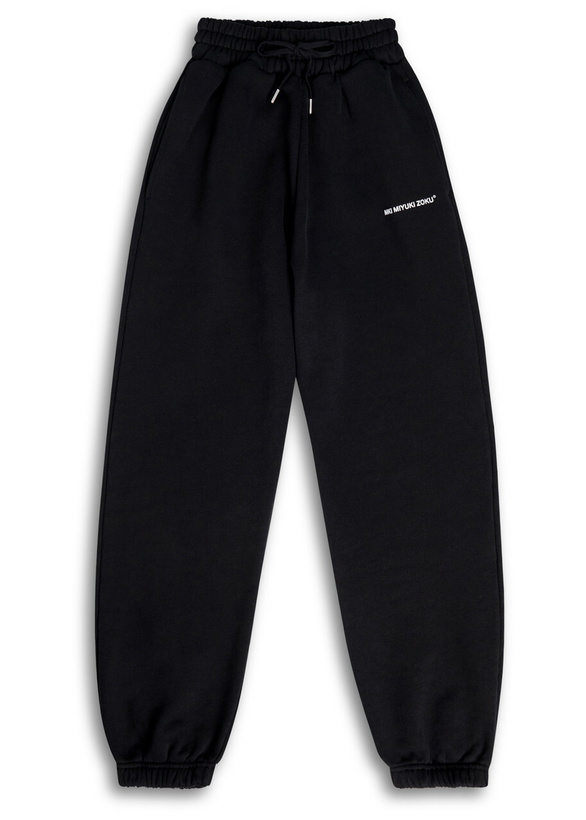 Photo: Mki Miyuki Zoku Logo-print Cotton-blend Sweatpants Black
