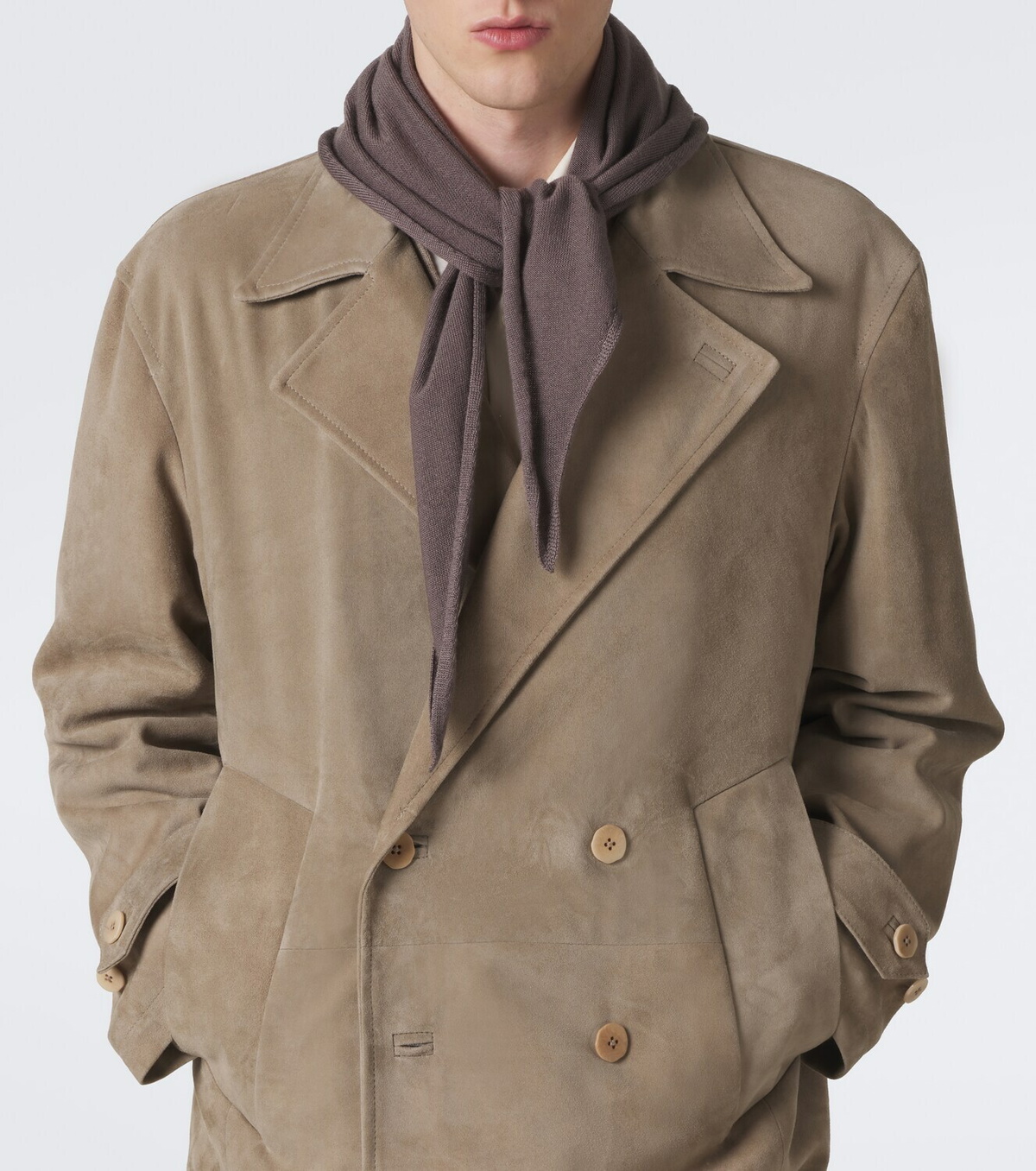 Stòffa Wool and silk scarf