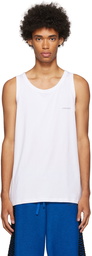 Versace Underwear Two-Pack White Boat Neck Tank Tops